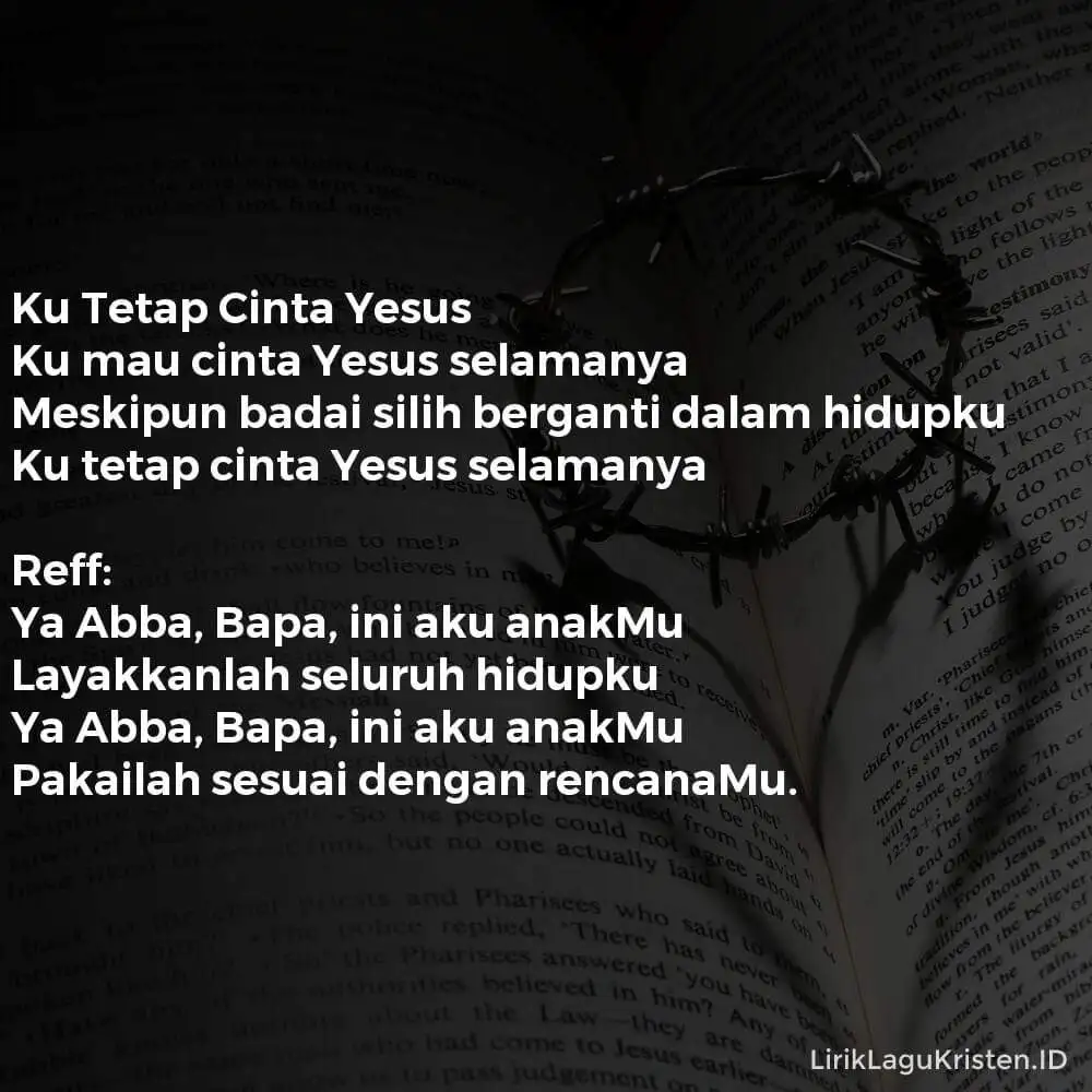 Ku Tetap Cinta Yesus