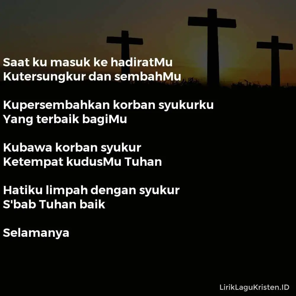 KUBAWA KORBAN SYUKUR