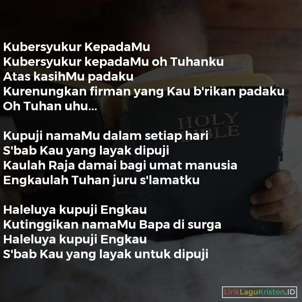 Kubersyukur KepadaMu