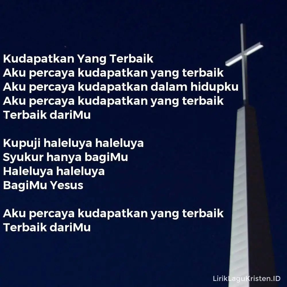 Kudapatkan Yang Terbaik