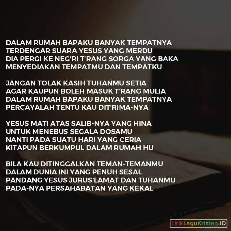 Lagu Dalam Rumah Bapaku