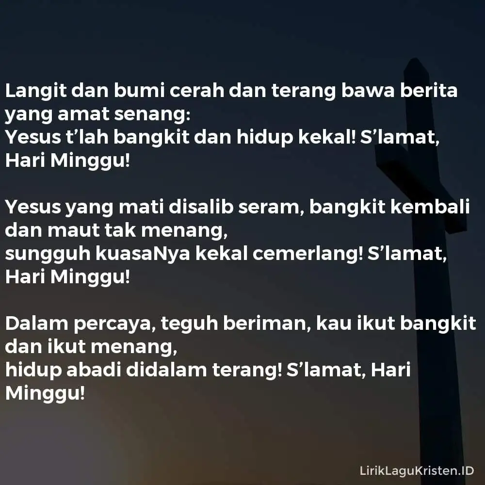 Langit Dan Bumi Cerah Dan Terang