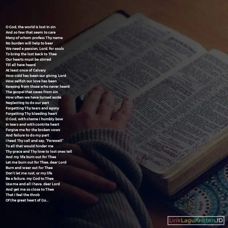 Let Me Burn Out For Thee