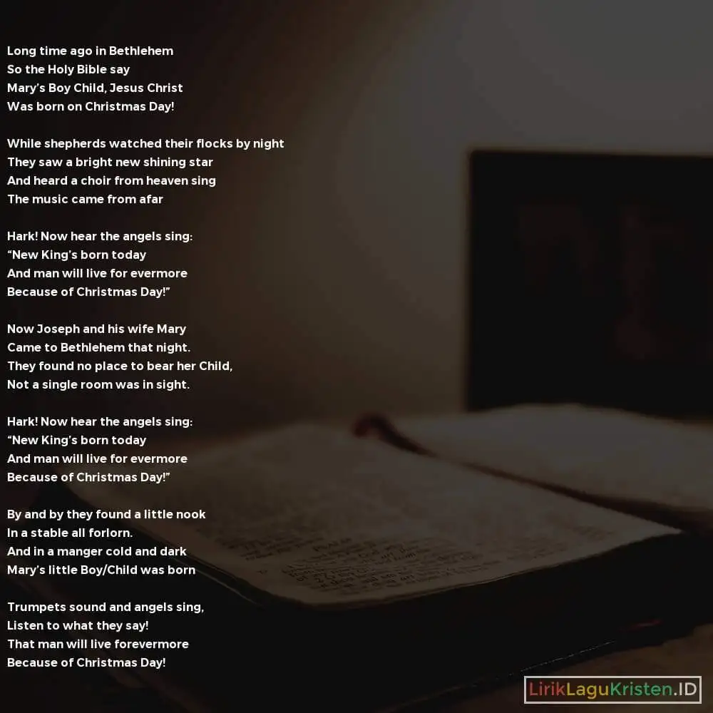 LONG TIME AGO IN BETHLEHEM