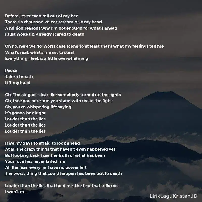 Louder Than The Lies