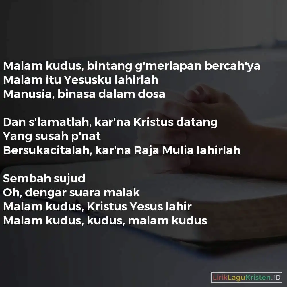 MALAM KUDUS, BINTANG GEMERLAPAN BERCAHYA