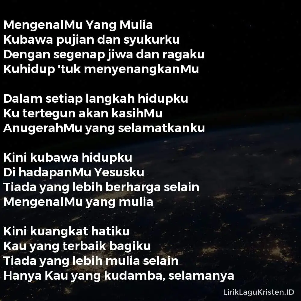 MengenalMu Yang Mulia