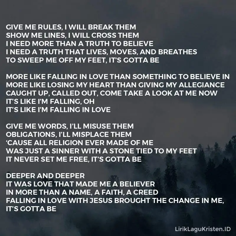 More Like Falling In Love