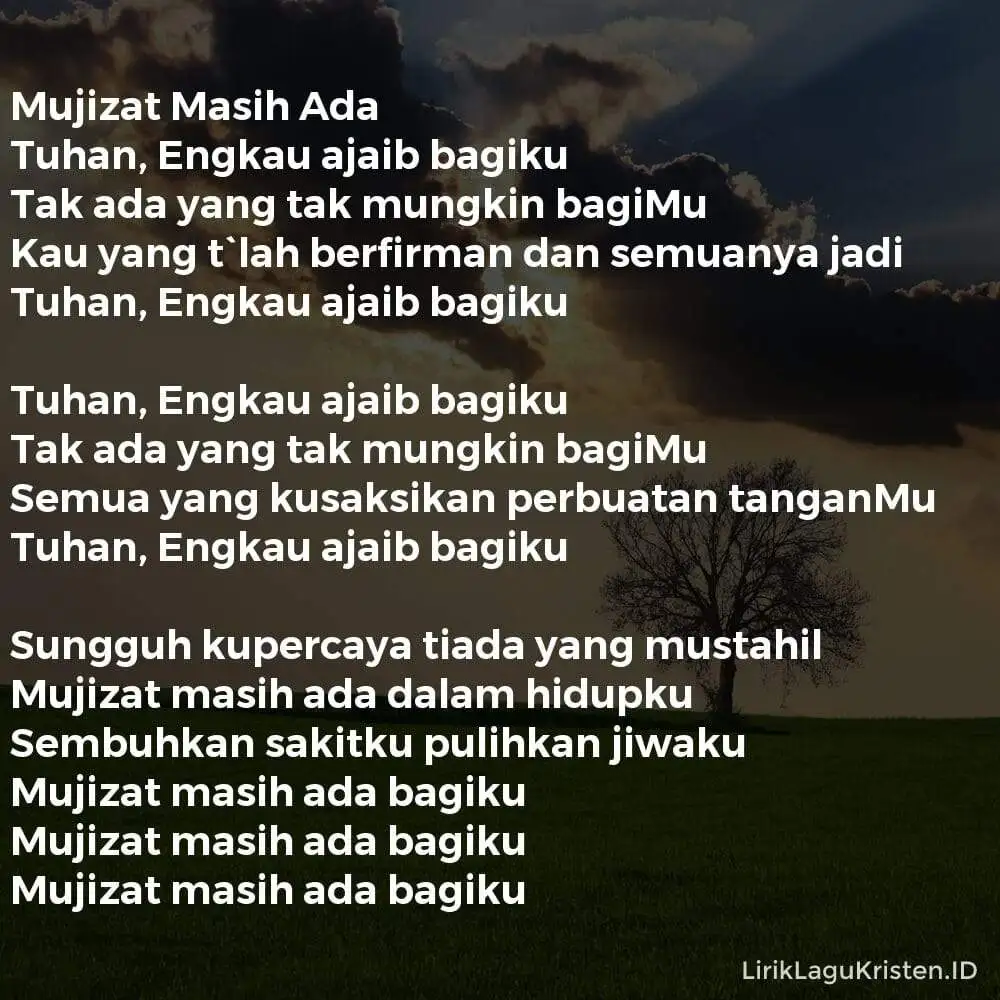Mujizat Masih Ada