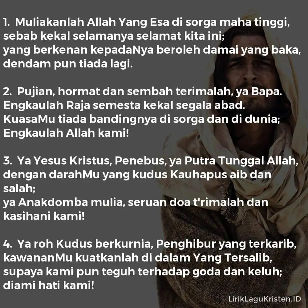 Muliakan Allah Yang Esa