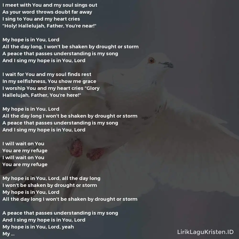 My Hope Is In You