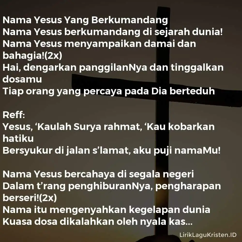 Nama Yesus Yang Berkumandang
