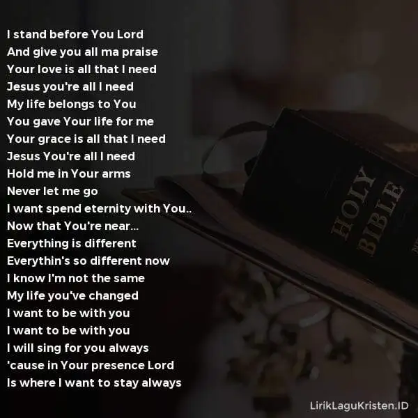 Now That You’re Near