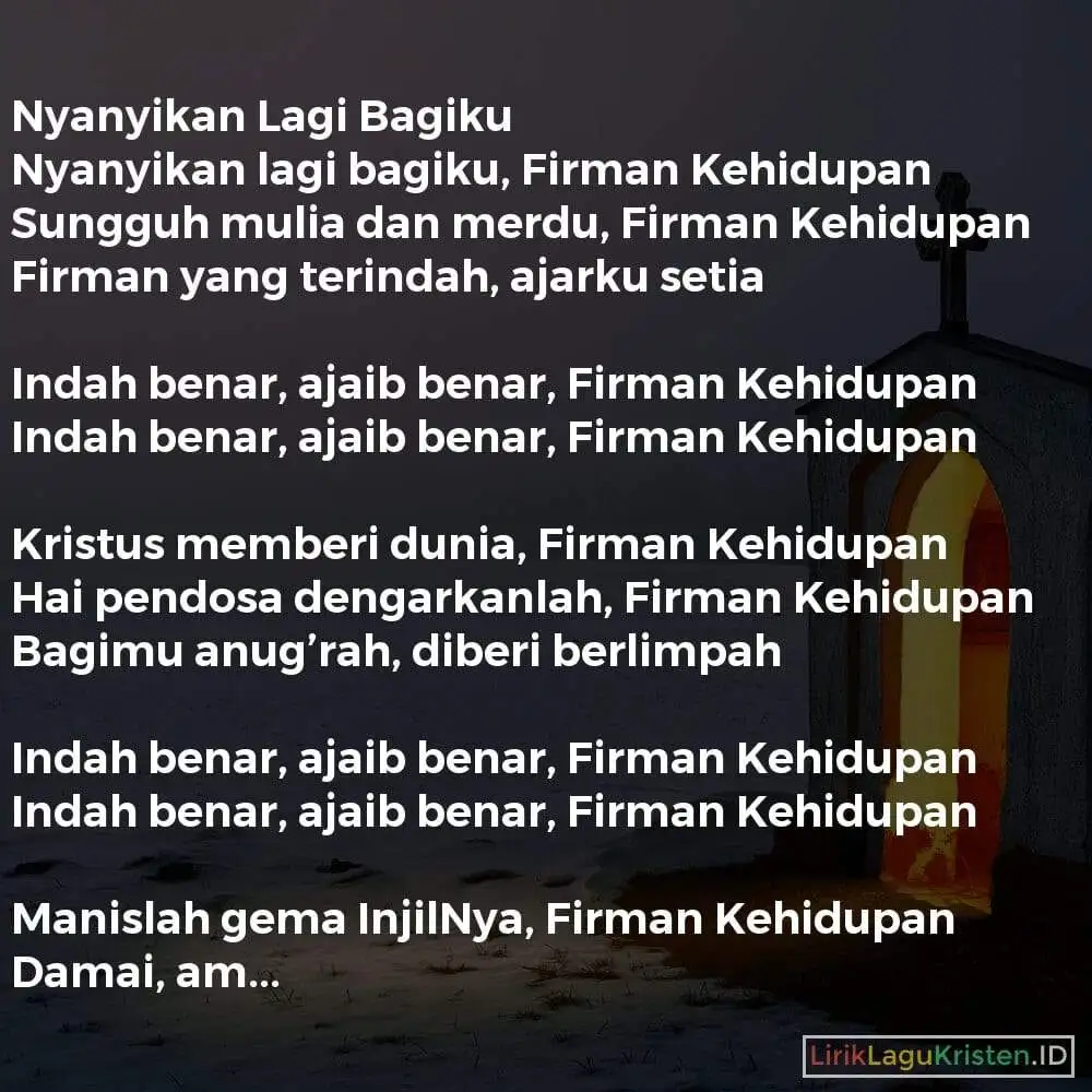Nyanyikan Lagi Bagiku