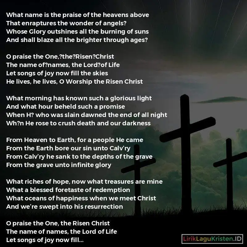 O Worship The Risen Christ