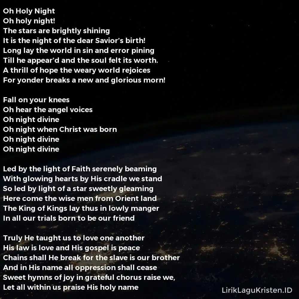 Oh Holy Night