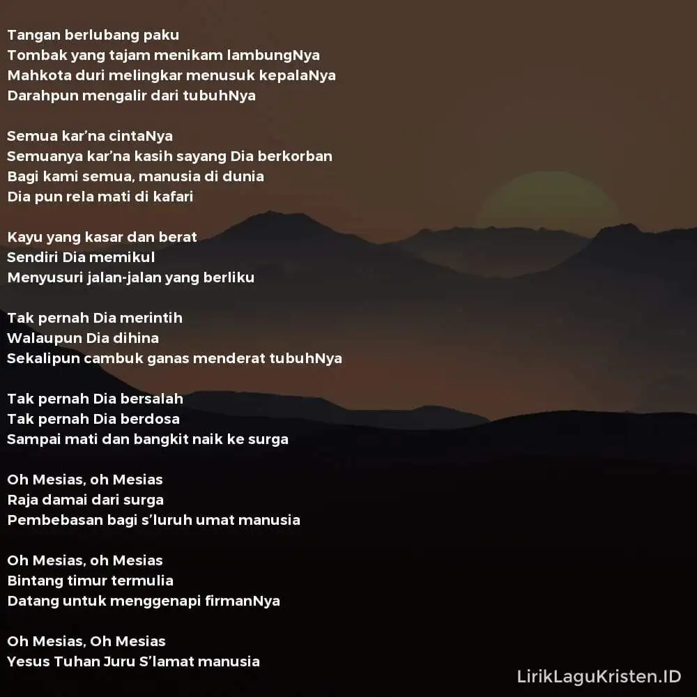 Oh Mesias