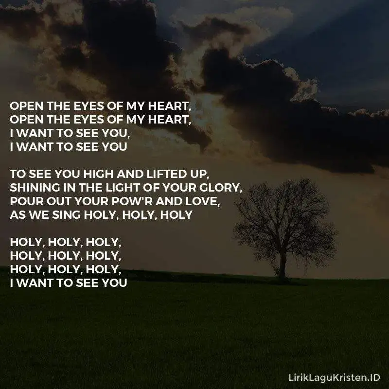 Open The Eyes Of My Heart