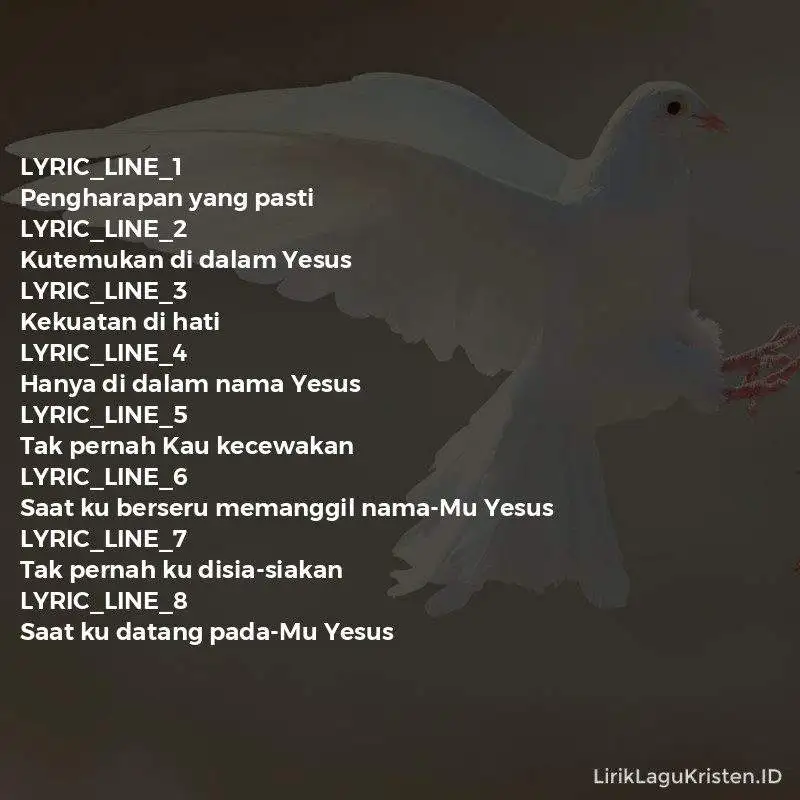 Pengharapan Yang Pasti