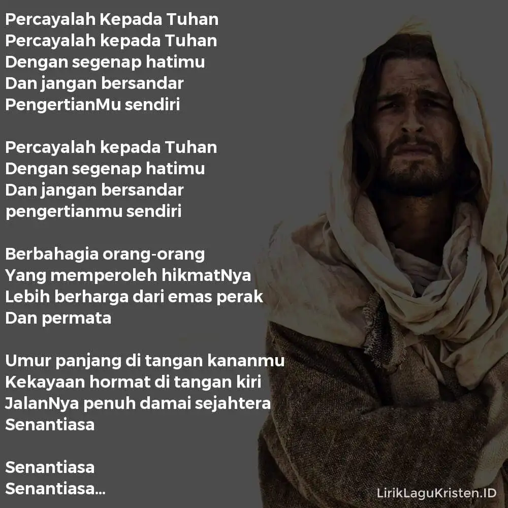 Percayalah Kepada Tuhan