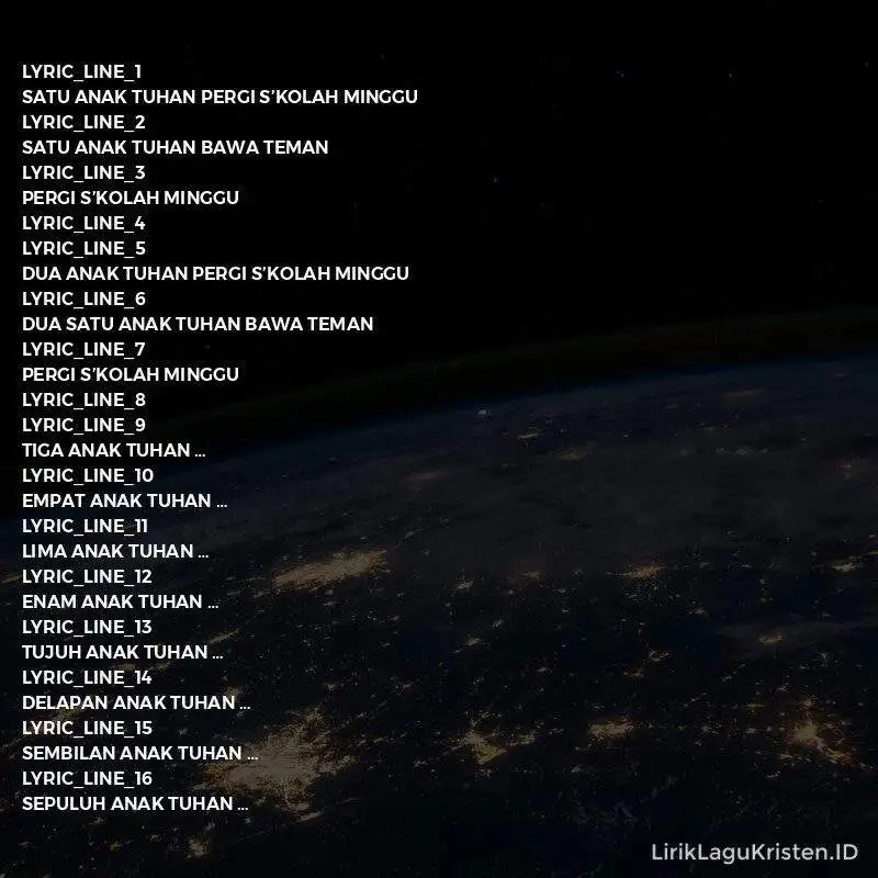 Pergi Sekolah Minggu