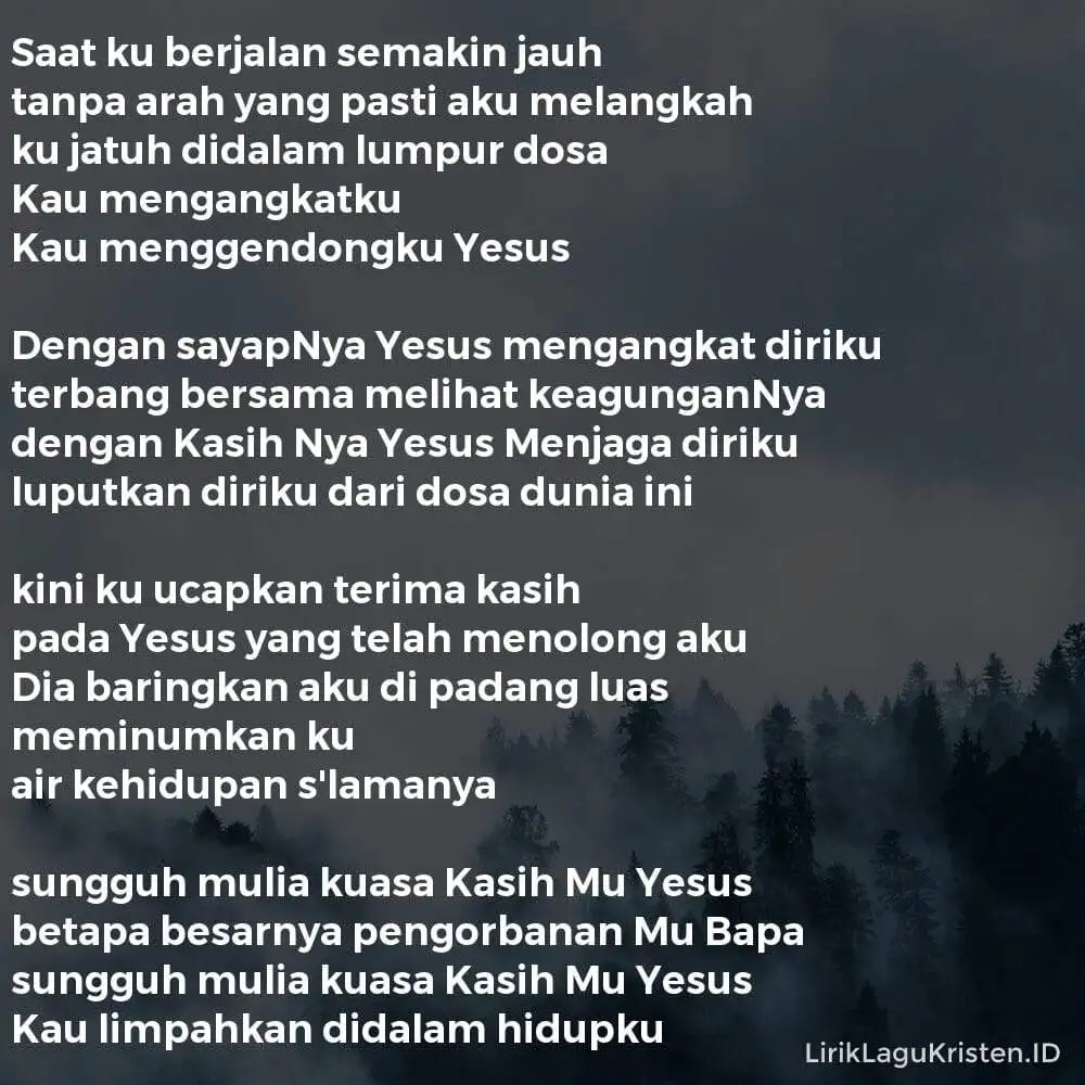 SAAT KU BERJALAN SEMAKIN JAUH