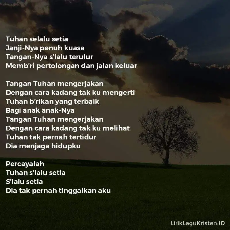 Saat Tuhan Tak Dimengerti