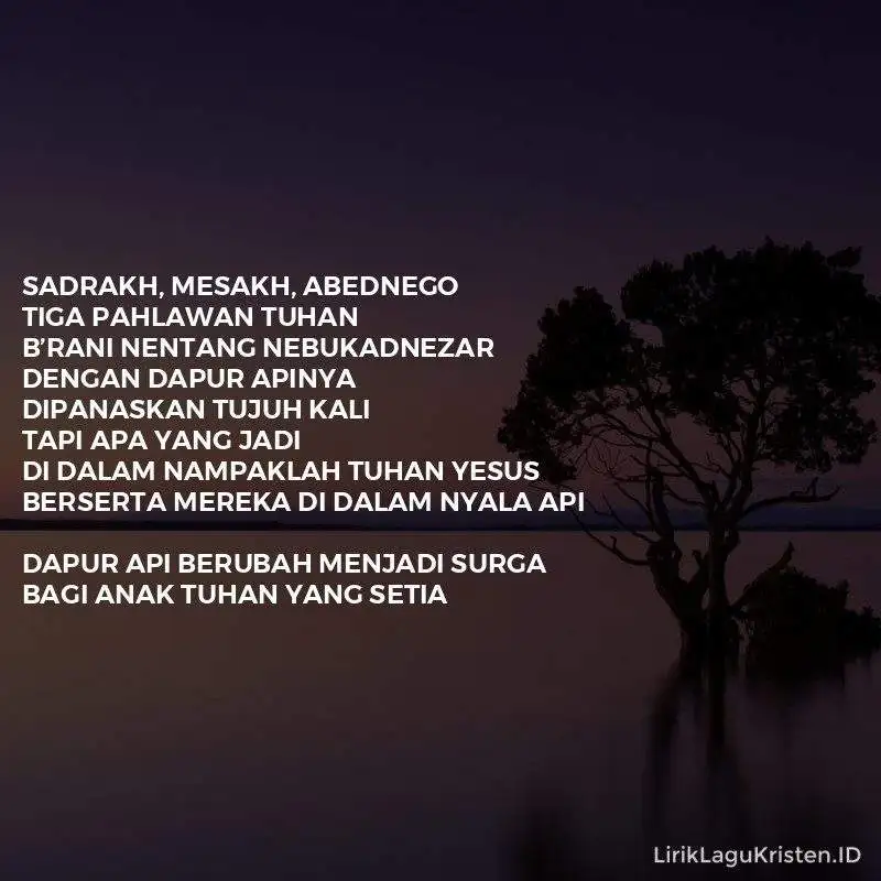 Sadrakh, Mesakh, Abednego