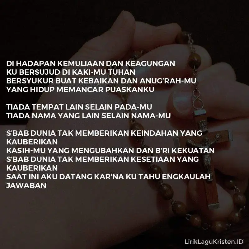 Sbab Dunia Tak Memberikan