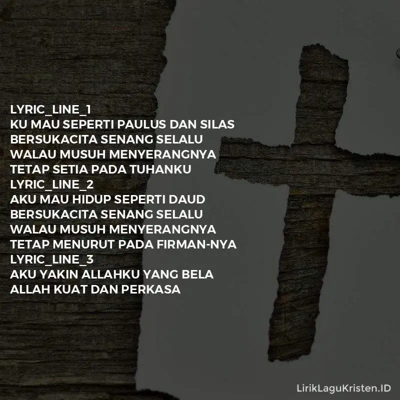 Sekolah Minggu – Paulus Dan Silas