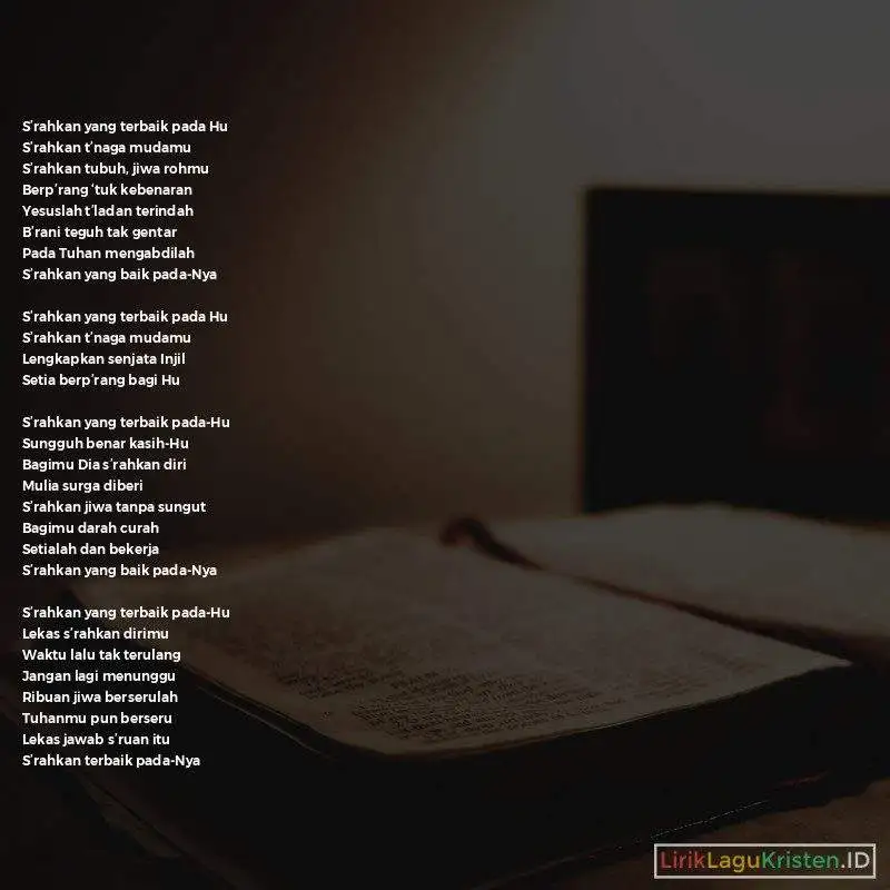 Serahkan Yang Terbaik Pada Hu