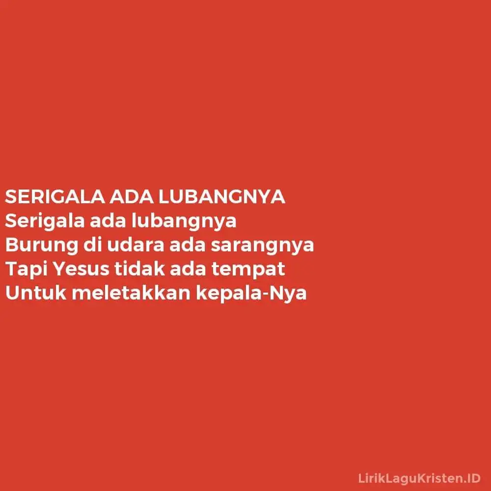 SERIGALA ADA LUBANGNYA