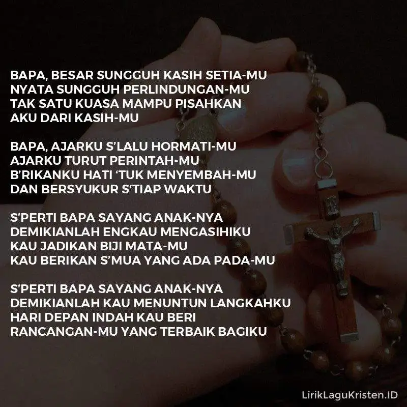 Sperti Bapa Sayang AnakNya