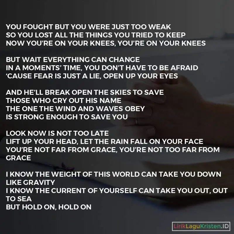 Strong Enough To Save