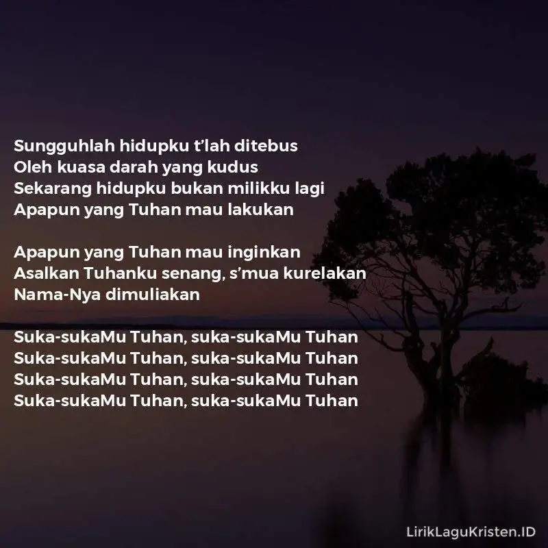 Suka SukaMu Tuhan