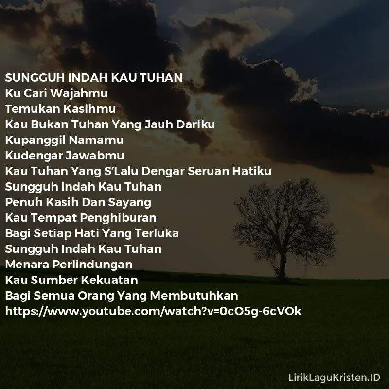 Sungguh Indah Kau Tuhan