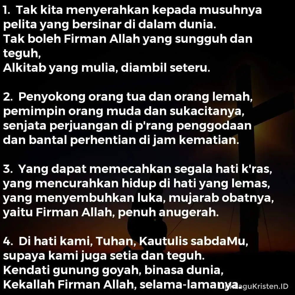 Tak Kita Menyerahkan