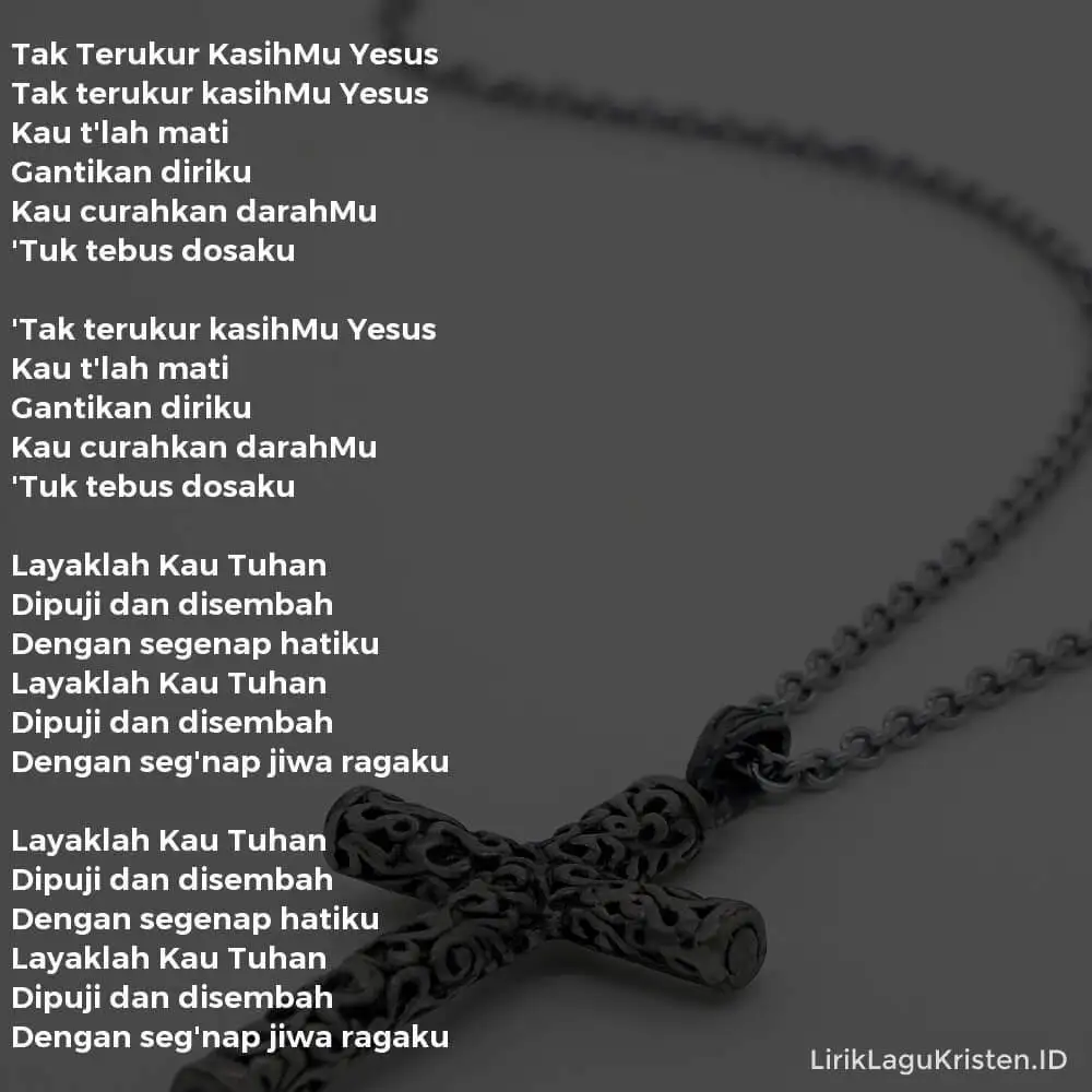 Tak Terukur KasihMu Yesus
