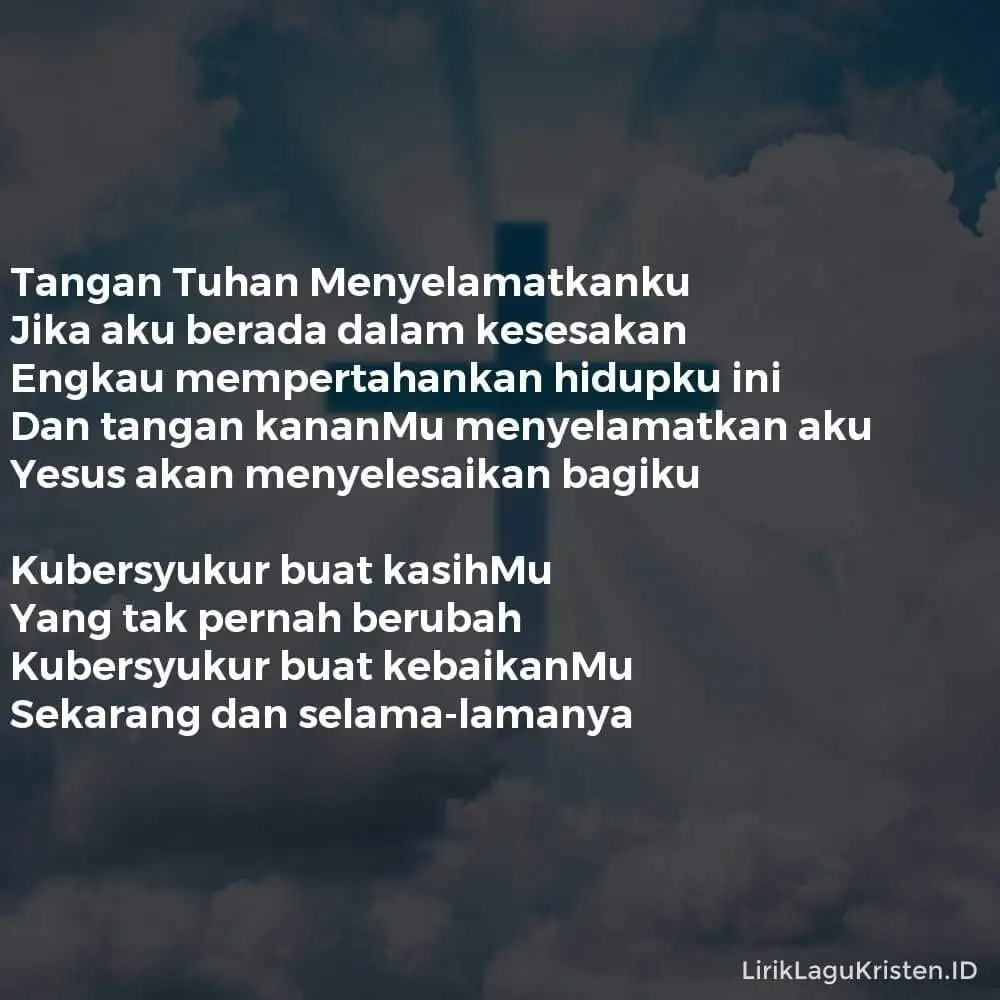 Tangan Tuhan Menyelamatkanku