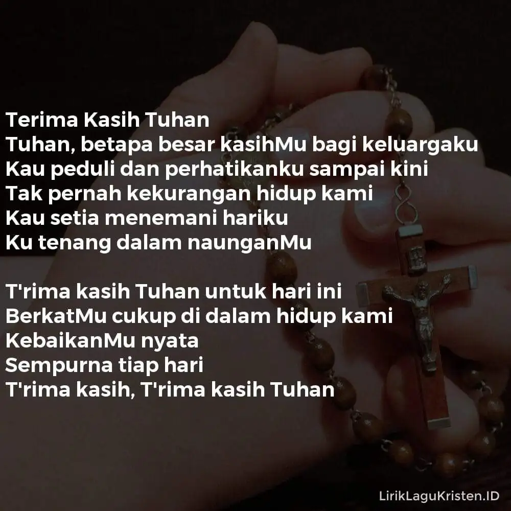 Terima Kasih Tuhan