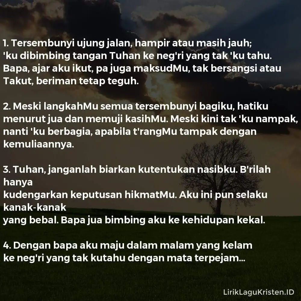 Tersembunyi Ujung Jalan