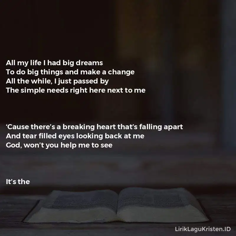 That’s How You Change The World