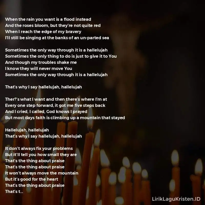 That’s The Thing About Praise