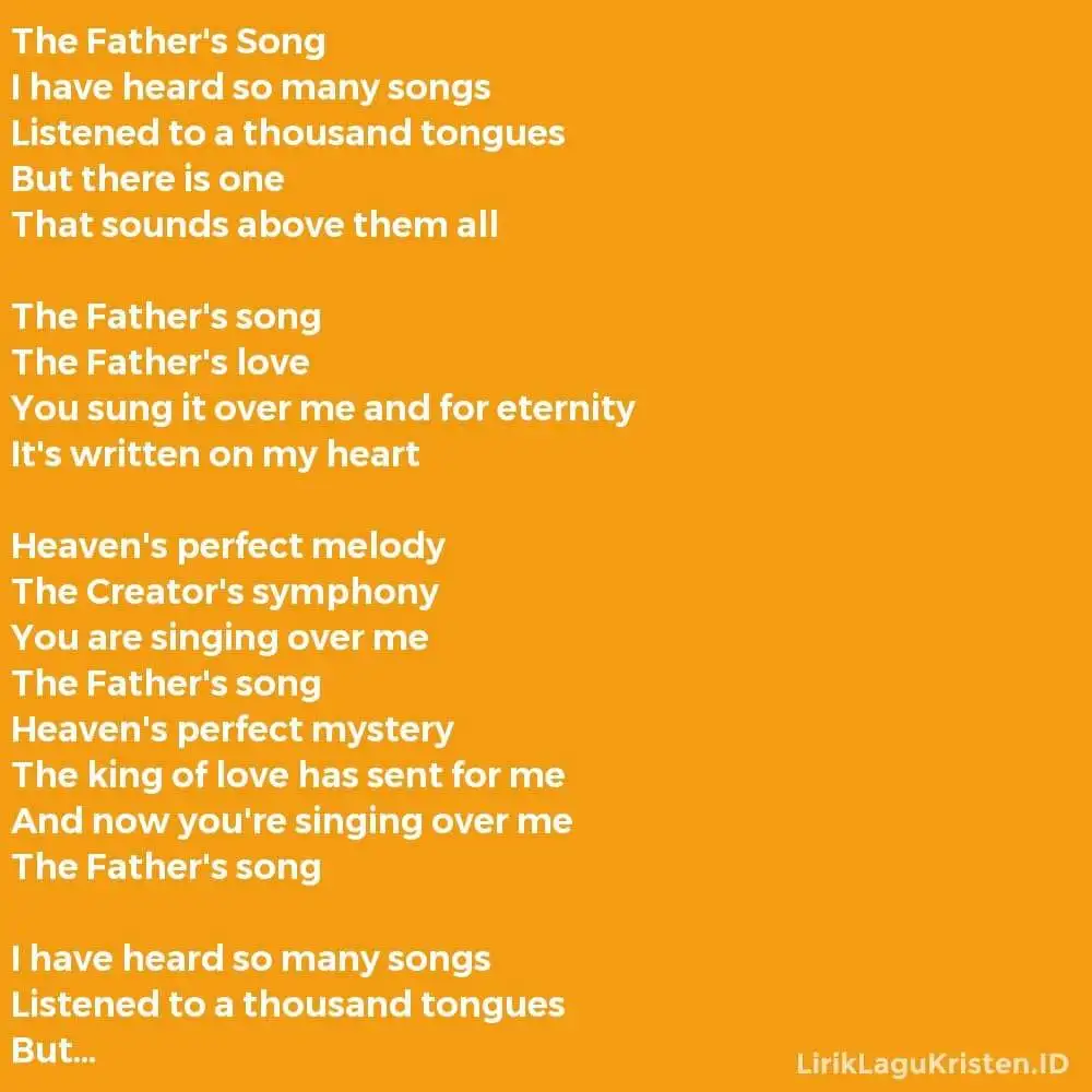 The Father’s Song