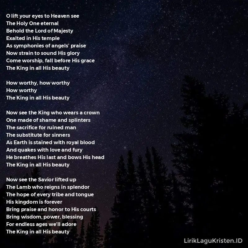 The King In All His Beauty