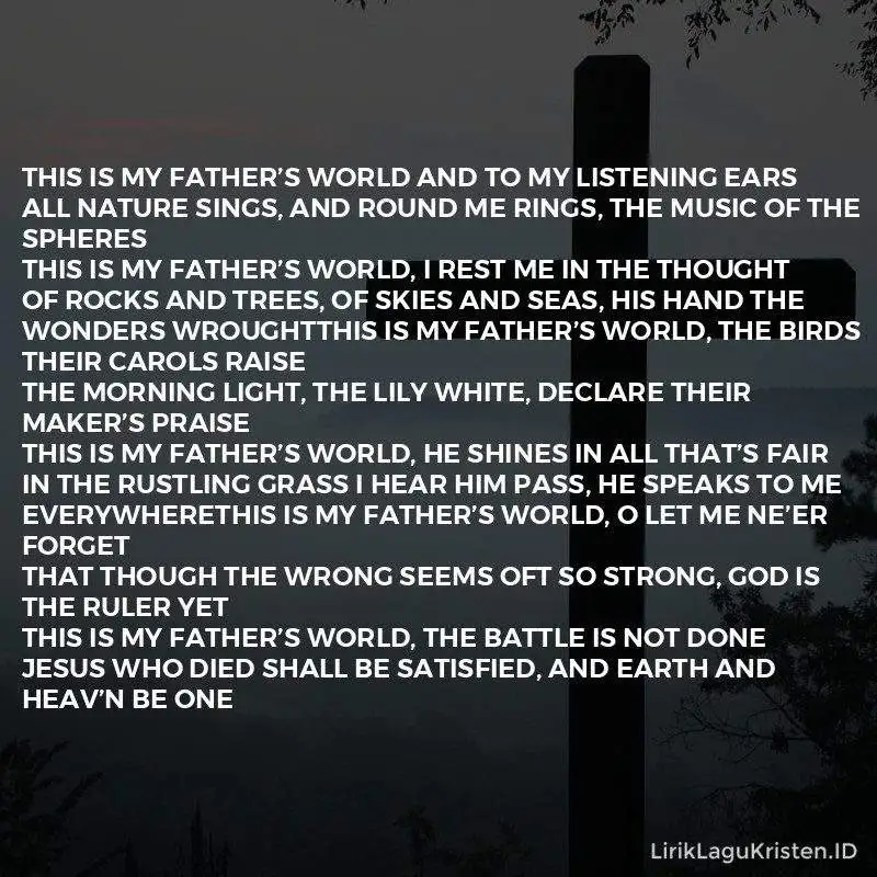 This Is My Father’s World