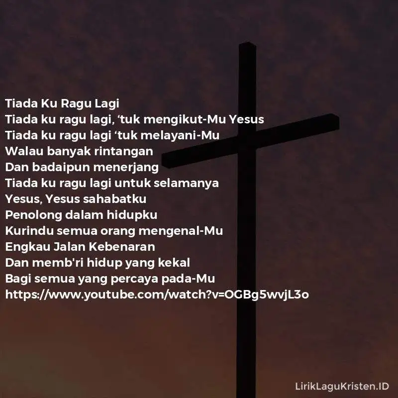 Tiada Ku Ragu Lagi