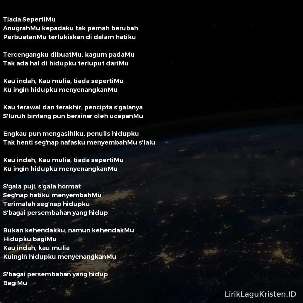 Tiada SepertiMu