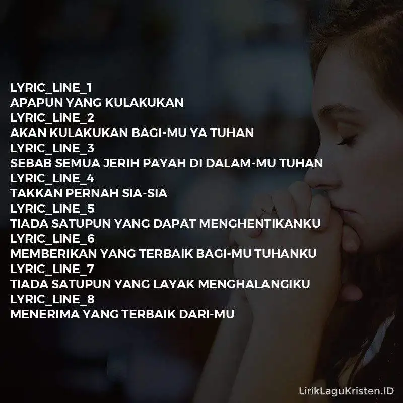 Tiada Yang Dapat Menghentikanku