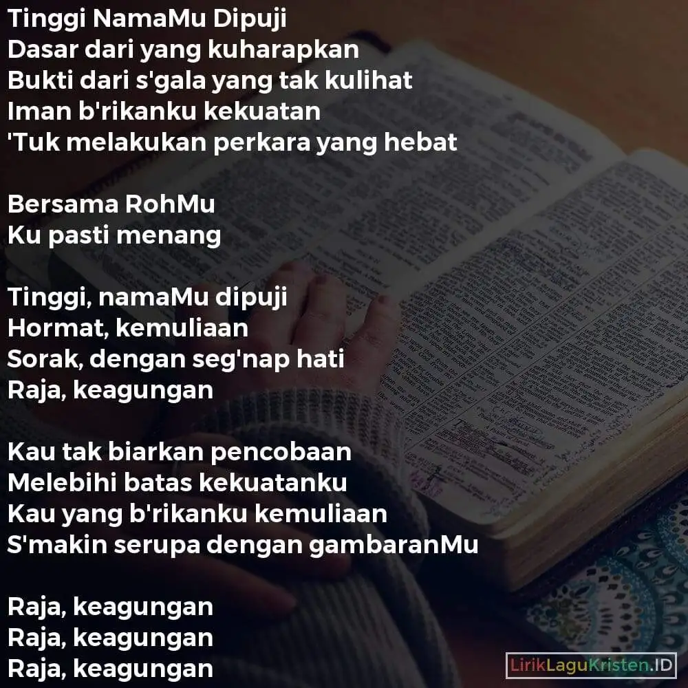 Tinggi NamaMu Dipuji